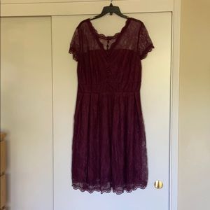 Burgundy Dress